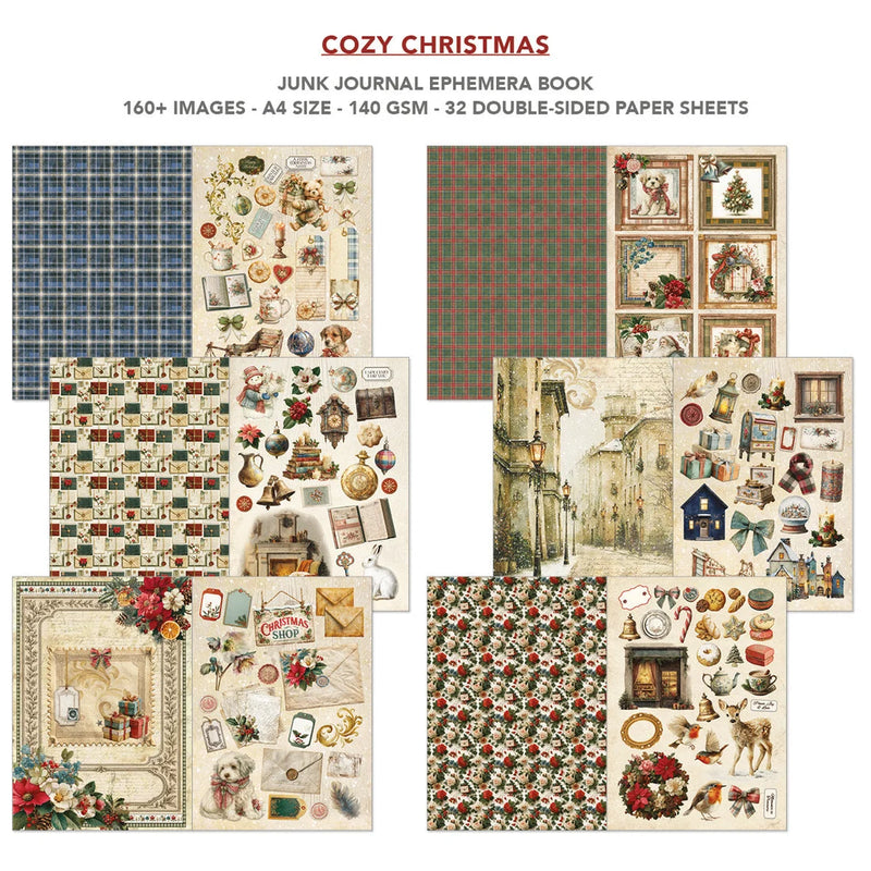 Ciao Bella - Cozy Christmas - A4 Junk Journal & Ephemera Book