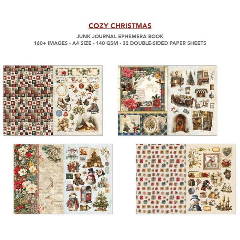 Ciao Bella - Cozy Christmas - A4 Junk Journal & Ephemera Book