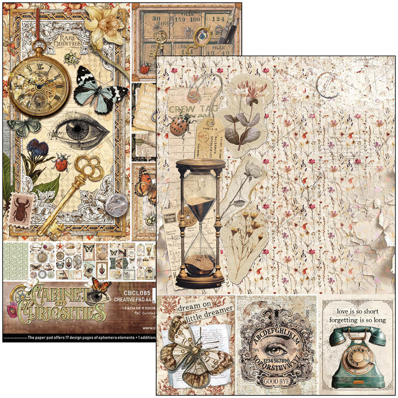 Ciao Bella - Cabinet Of Curiosities - Creative Pad A4