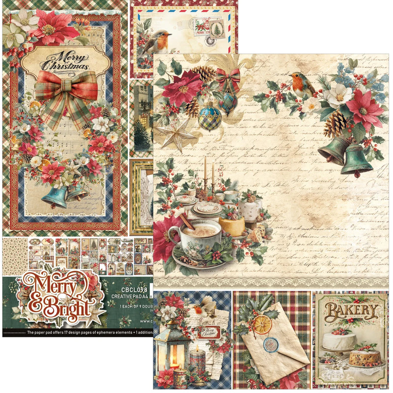 Ciao Bella - Merry & Bright - Creative Pad A4