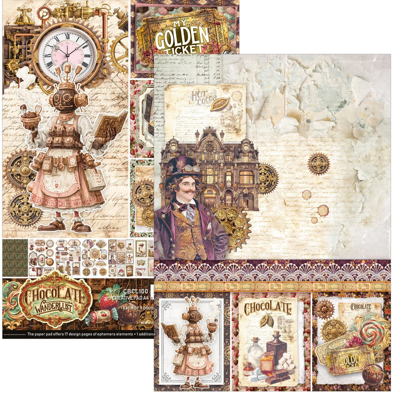 Ciao Bella - Chocolate Wanderlust - Creative Pad A4