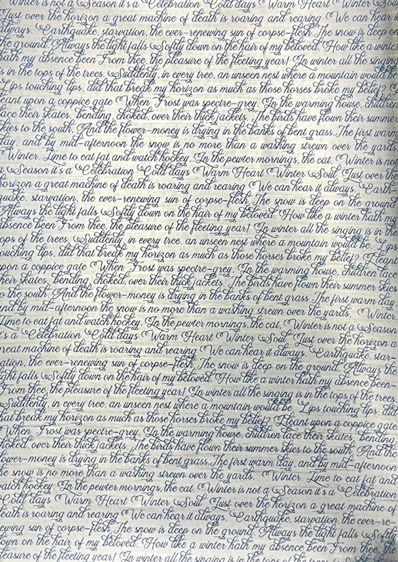 Ciao Bella - Deluxe Elegance of Blue Paper Silver A4 5/Pkg