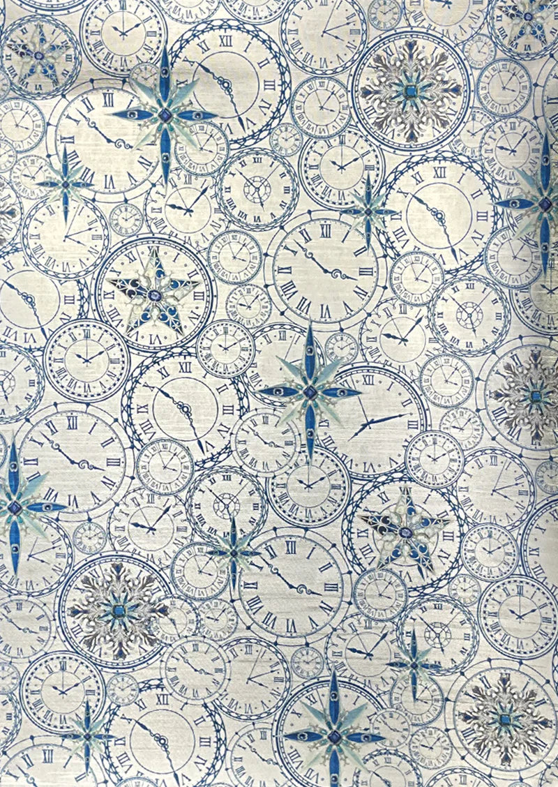 Ciao Bella - Deluxe Elegance of Blue Paper Silver A4 5/Pkg