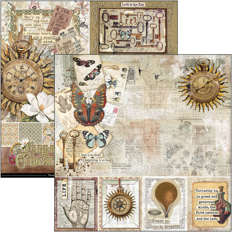 Ciao Bella - Cabinet Of Curiosities - Paper Pad 8"x8"