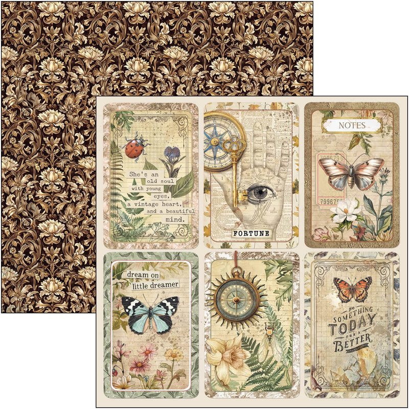 Ciao Bella - Cabinet Of Curiosities - Paper Pad 8"x8"