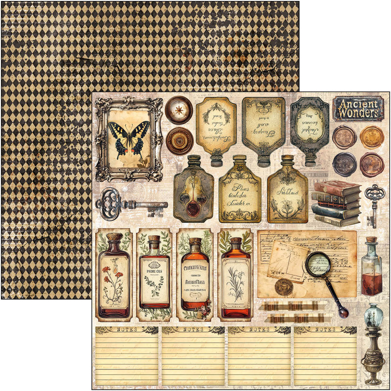 Ciao Bella - Cabinet Of Curiosities - Paper Pad 8"x8"