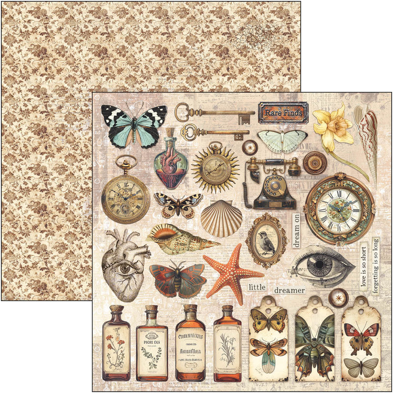 Ciao Bella - Cabinet Of Curiosities - Paper Pad 8"x8"