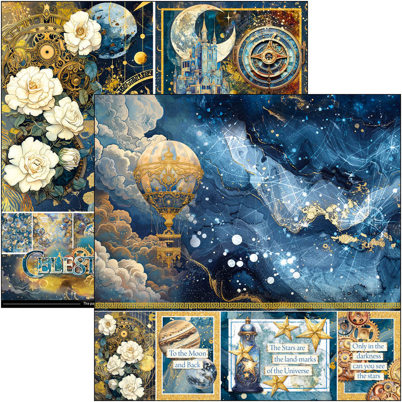 Ciao Bella - Celestial - Paper Pad 8"x8"