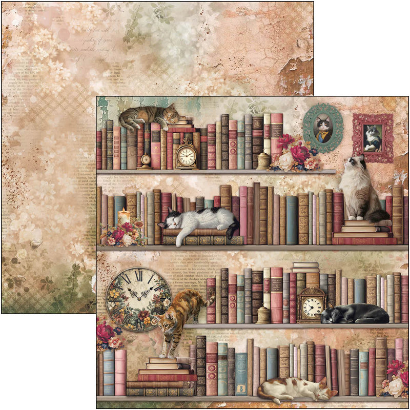 Ciao Bella - Book Lovers - Paper Pad 8"x8"