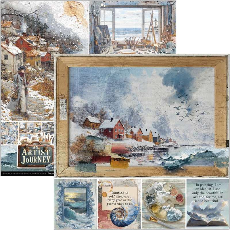 Ciao Bella - An Artist Journey - Paper Pad 8"x8"