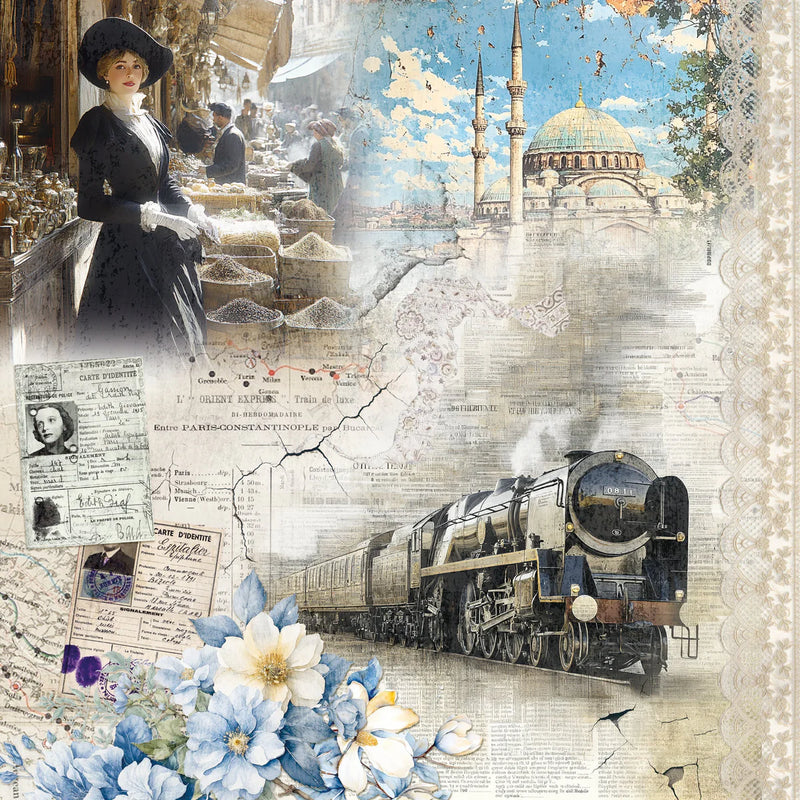 Ciao Bella - Eastern Journey - Paper Pad 8"x8"