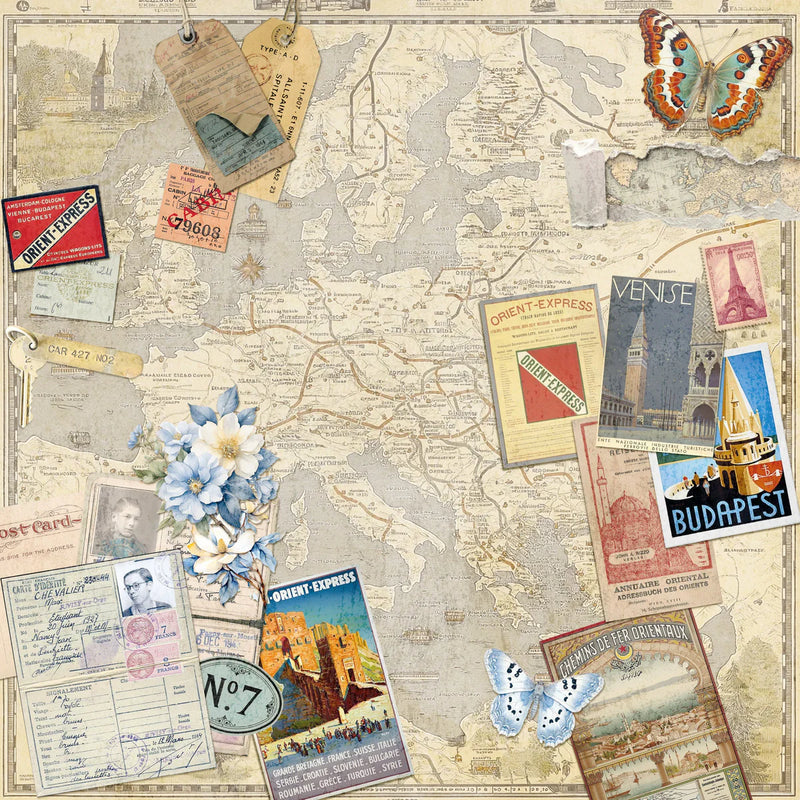 Ciao Bella - Eastern Journey - Paper Pad 8"x8"