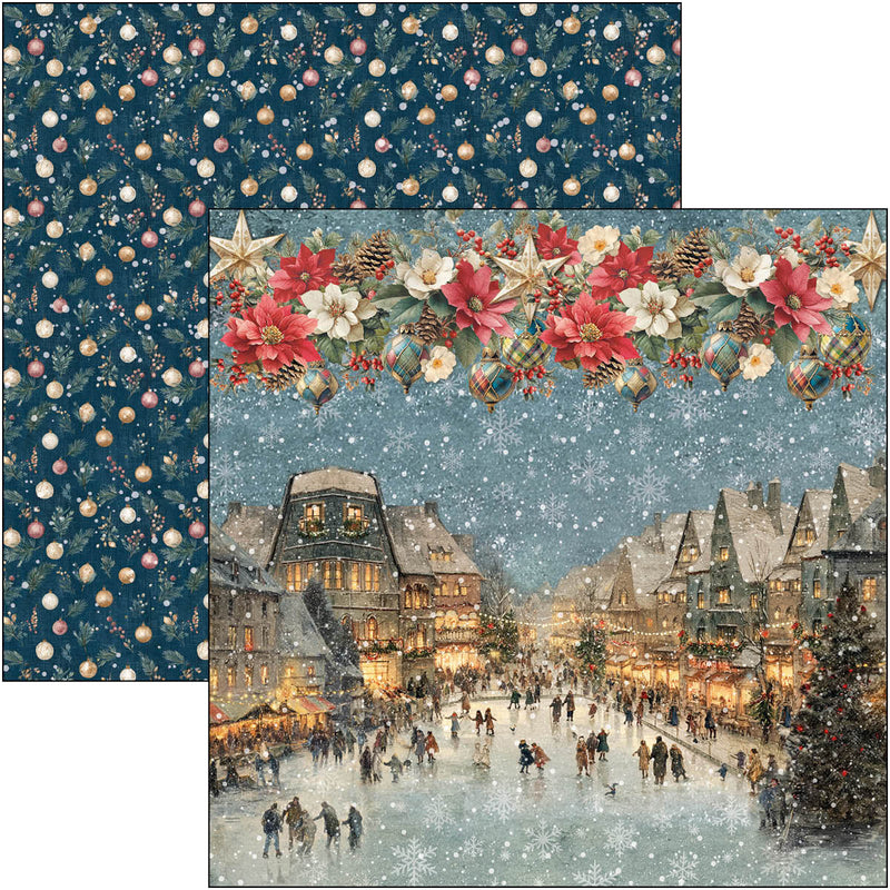 Ciao Bella - Merry & Bright - Paper Pad 8"x8"