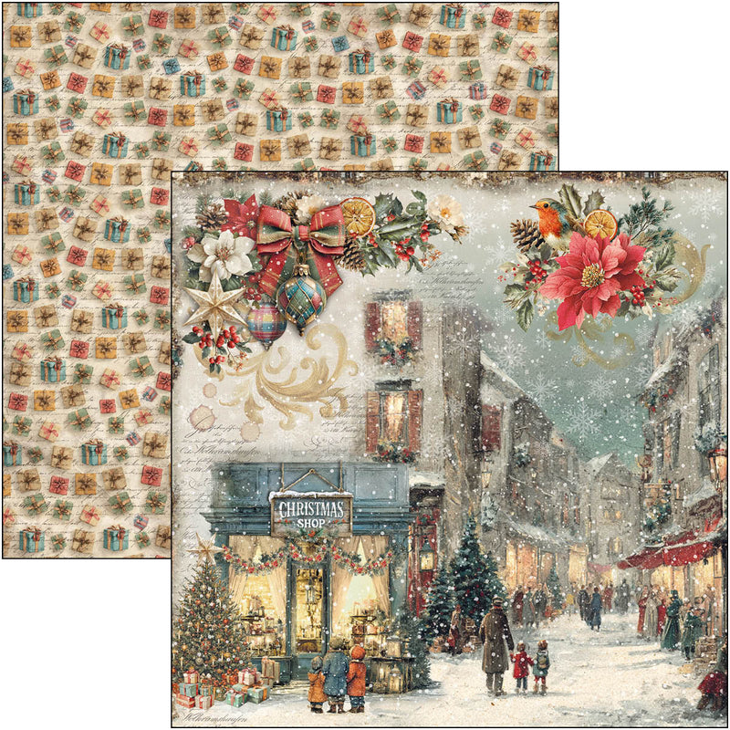 Ciao Bella - Merry & Bright - Paper Pad 8"x8"