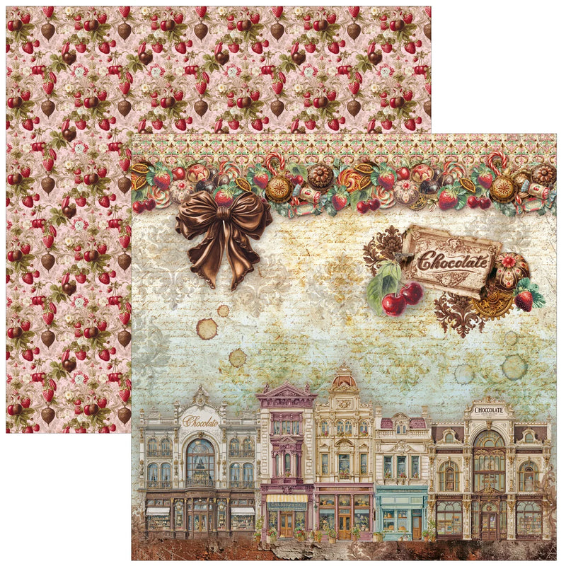 Ciao Bella - Chocolate Wanderlust - Paper Pad 8"x8"
