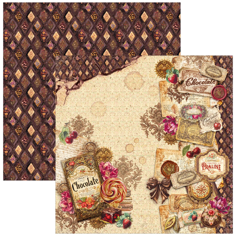 Ciao Bella - Chocolate Wanderlust - Paper Pad 8"x8"
