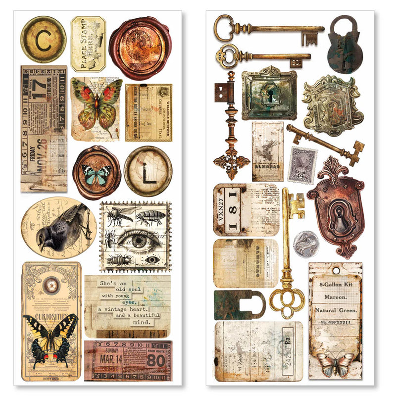 Ciao Bella - Cabinet Of Curiosities - Transparent Adhesive Sheets
