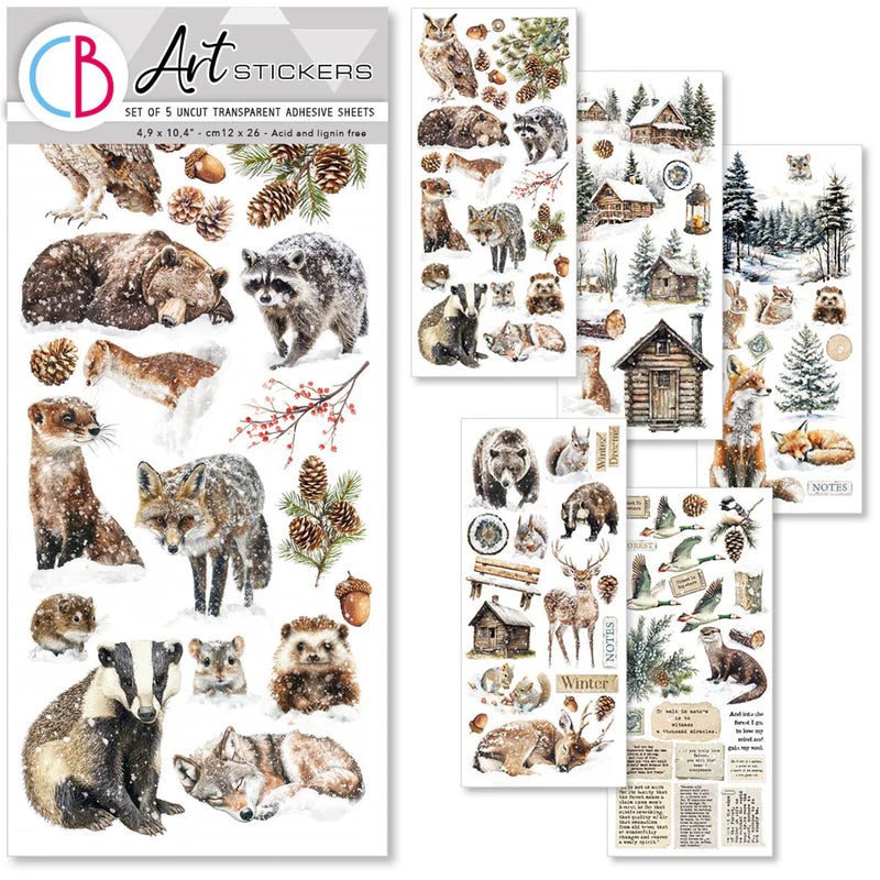 Ciao Bella - Forest Tales - Transparent Adhesive Sheets