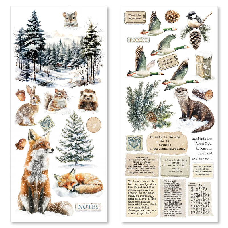 Ciao Bella - Forest Tales - Transparent Adhesive Sheets