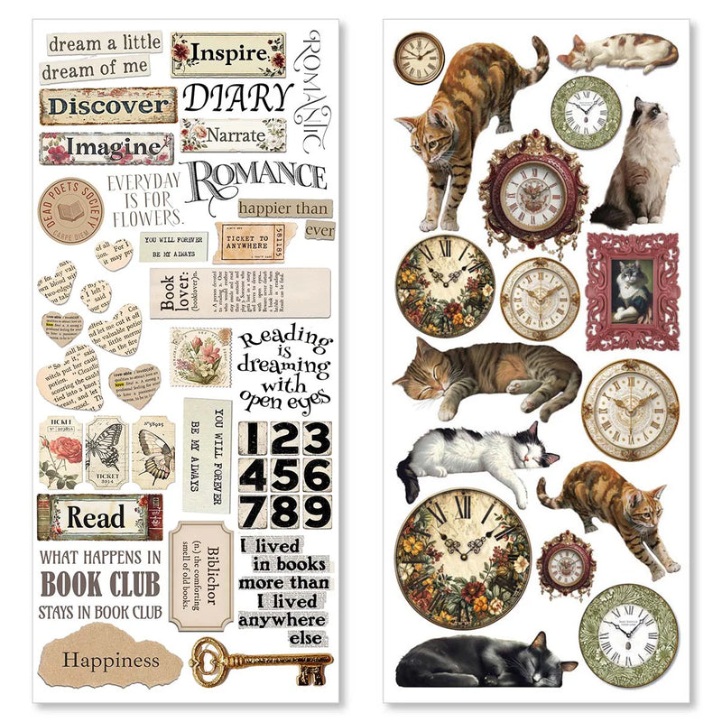 Ciao Bella - Book Lover - Transparent Adhesive Sheets