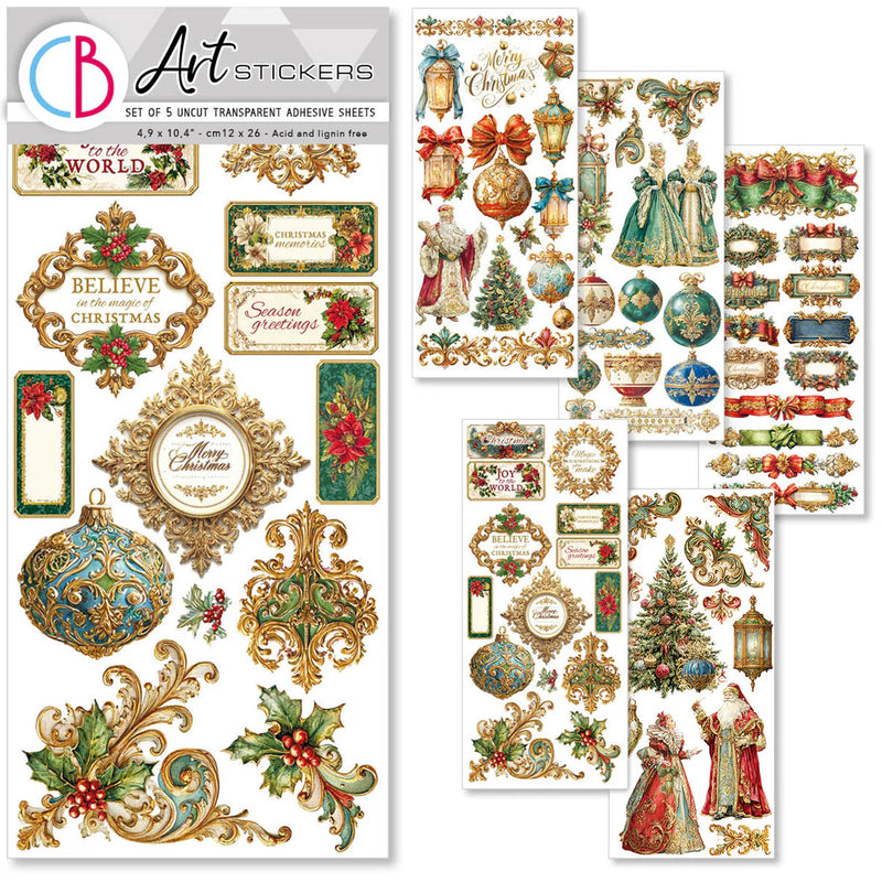 Ciao Bella - Eternal Christmas - Transparent Adhesive Sheets