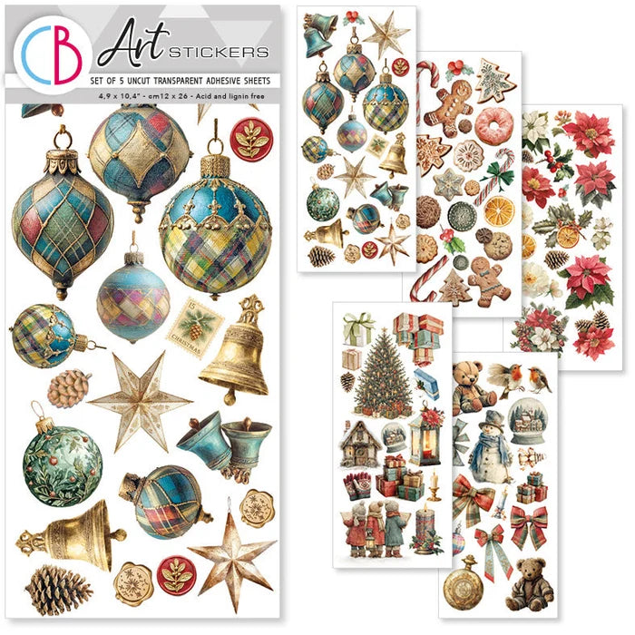 Ciao Bella - Merry & Bright - Transparent Adhesive Sheets