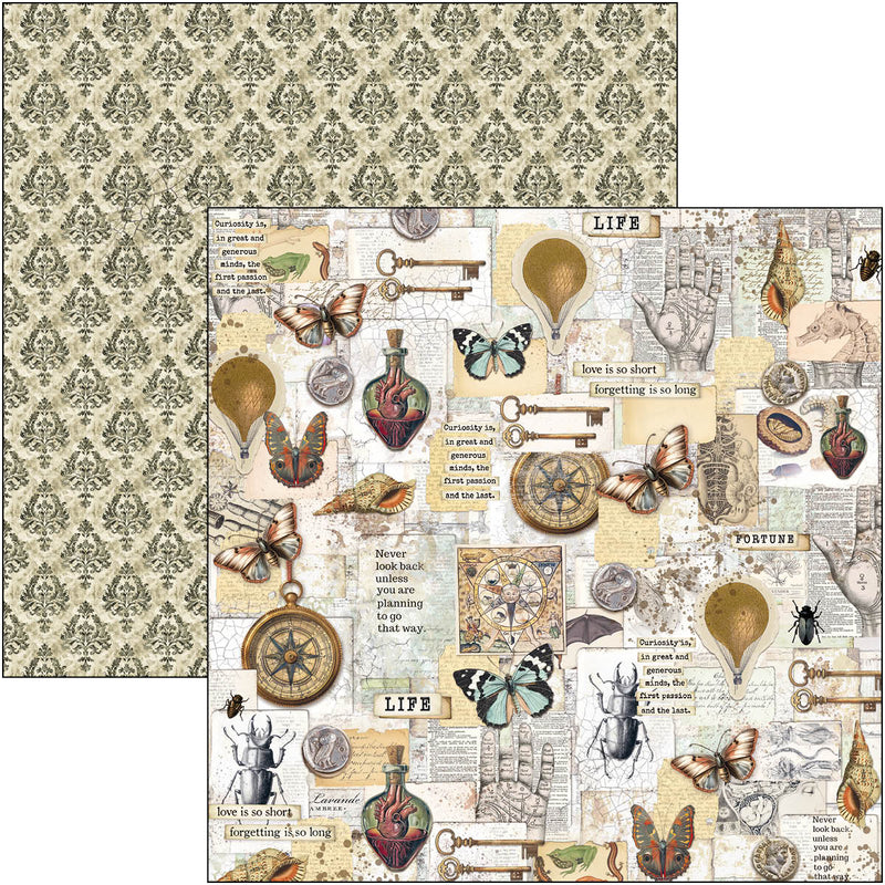 Ciao Bella - Cabinet Of Curiosities - Paper Pad 12"x12"