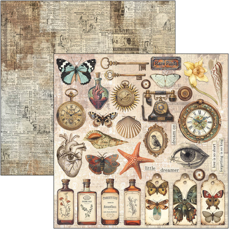 Ciao Bella - Cabinet Of Curiosities - Paper Pad 12"x12"