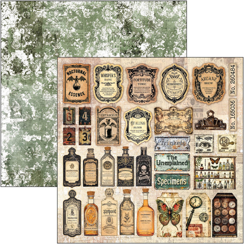 Ciao Bella - Cabinet Of Curiosities - Paper Pad 12"x12"