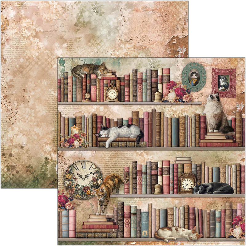 Ciao Bella - Book Lovers - Paper Pad 12"x12"