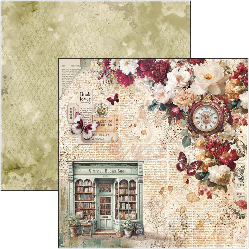 Ciao Bella - Book Lovers - Paper Pad 12"x12"