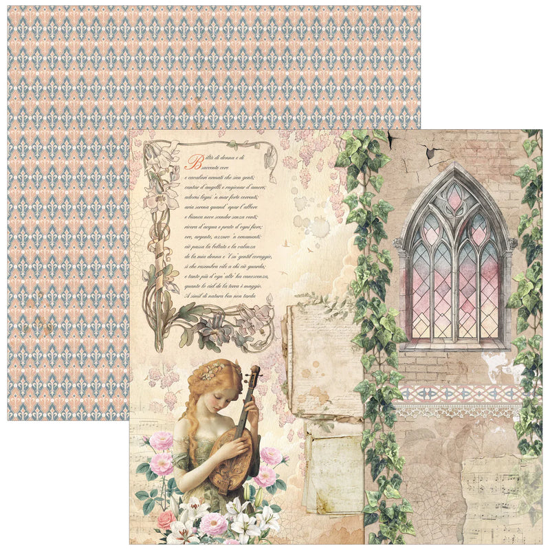 Ciao Bella - Courtly Love - Paper Pad 12"x12"