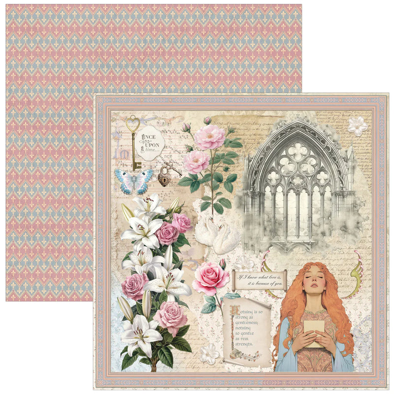 Ciao Bella - Courtly Love - Paper Pad 12"x12"