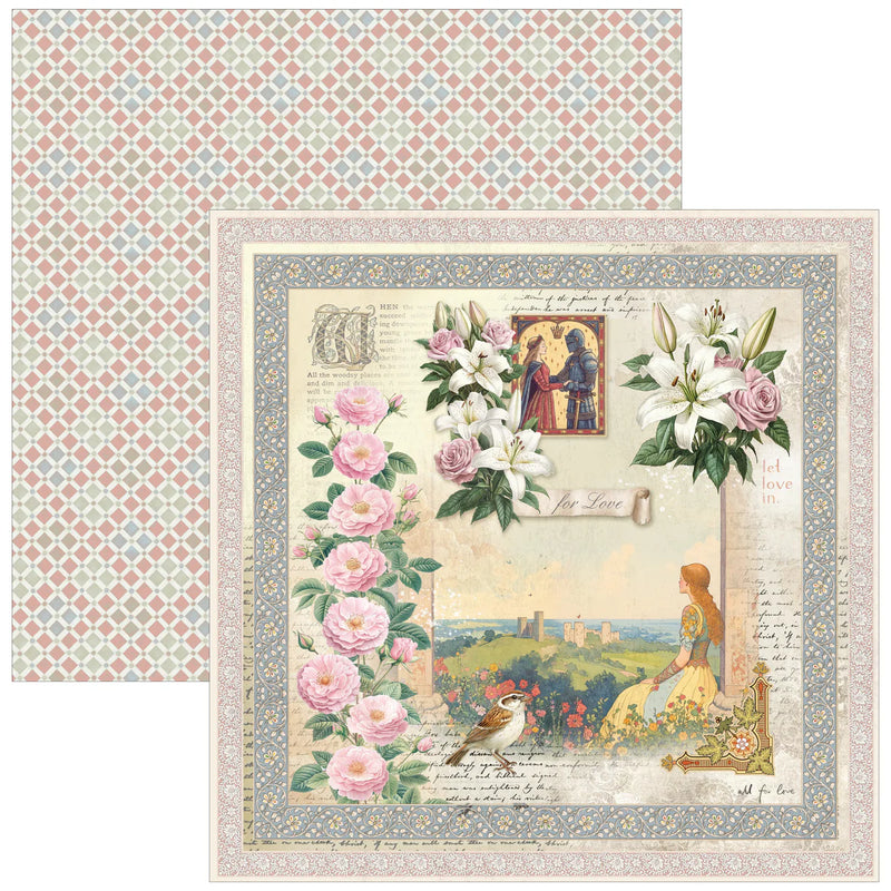 Ciao Bella - Courtly Love - Paper Pad 12"x12"