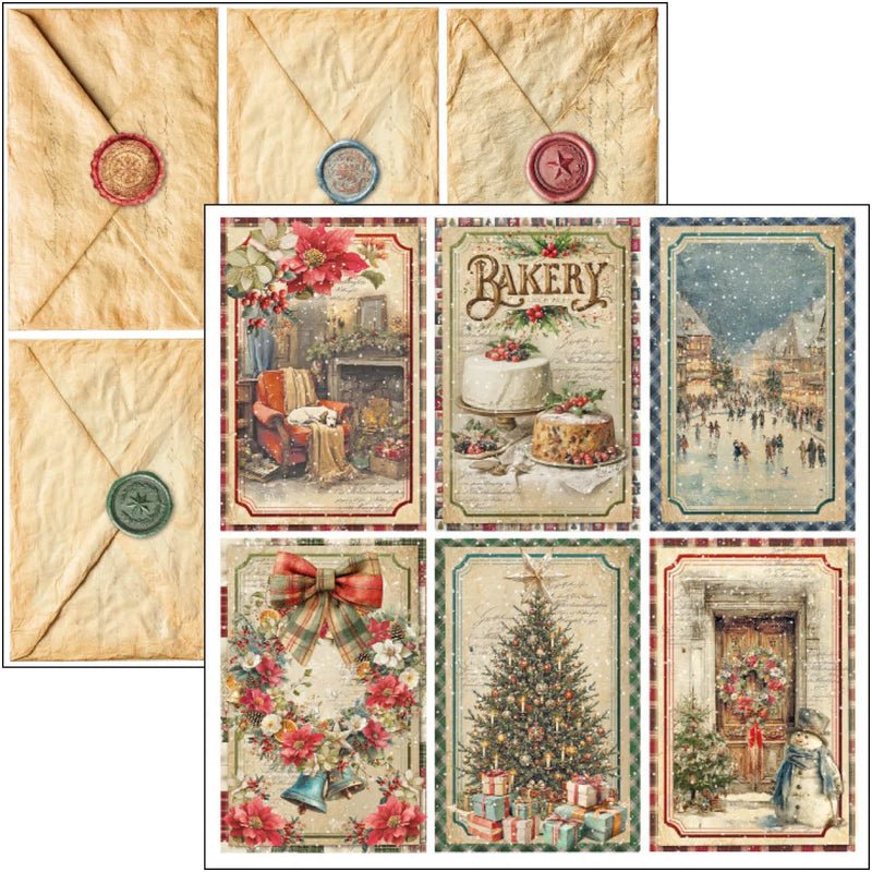 Ciao Bella - Merry & Bright - Paper Pad 12"x12"