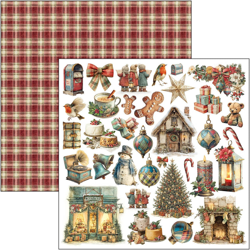 Ciao Bella - Merry & Bright - Paper Pad 12"x12"