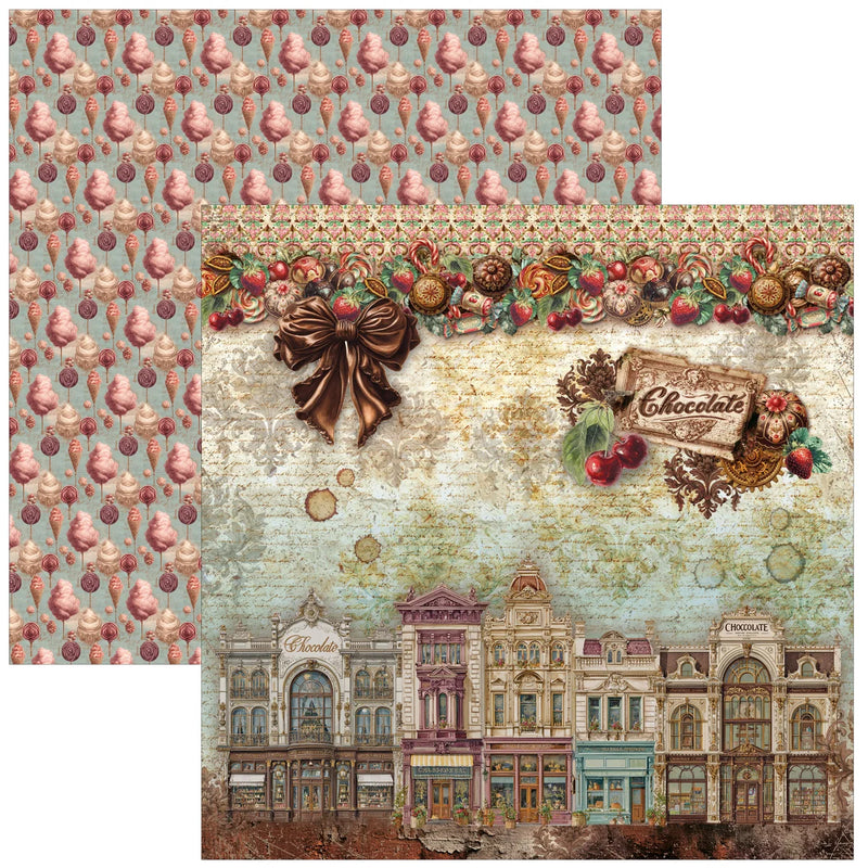 Ciao Bella - Chocolate Wanderlust - Paper Pad 12"x12"