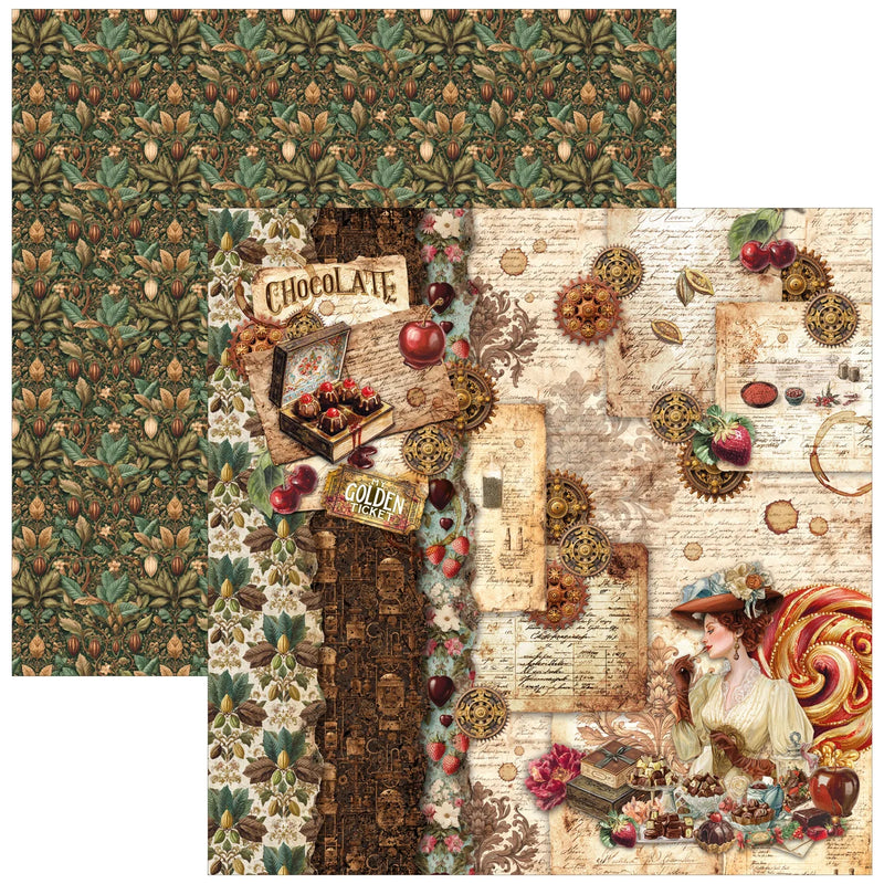 Ciao Bella - Chocolate Wanderlust - Paper Pad 12"x12"