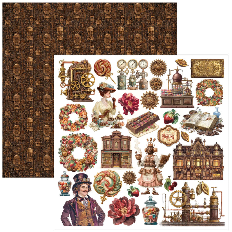 Ciao Bella - Chocolate Wanderlust - Paper Pad 12"x12"