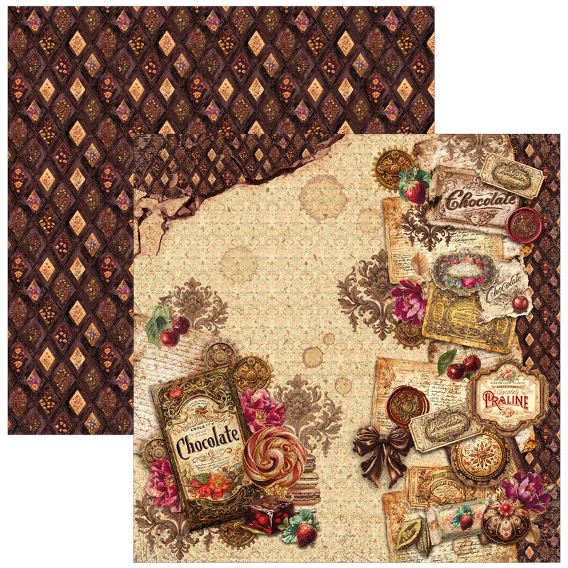 Ciao Bella - Chocolate Wanderlust - Paper Pad 12"x12"