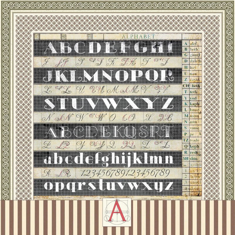Ciao Bella - Typographic - Paper Pad 12"x12"