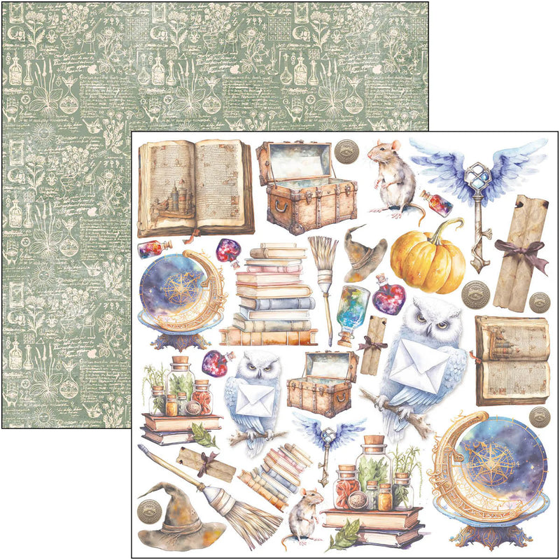 Ciao Bella - 6x6 Fussy Cut Pad - Wizard Academy