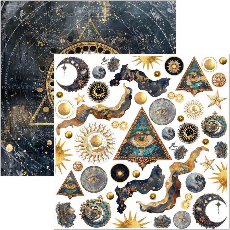 Ciao Bella - Celestial - 6x6 Fussy Cut Pad