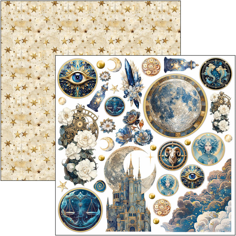 Ciao Bella - Celestial - 6x6 Fussy Cut Pad