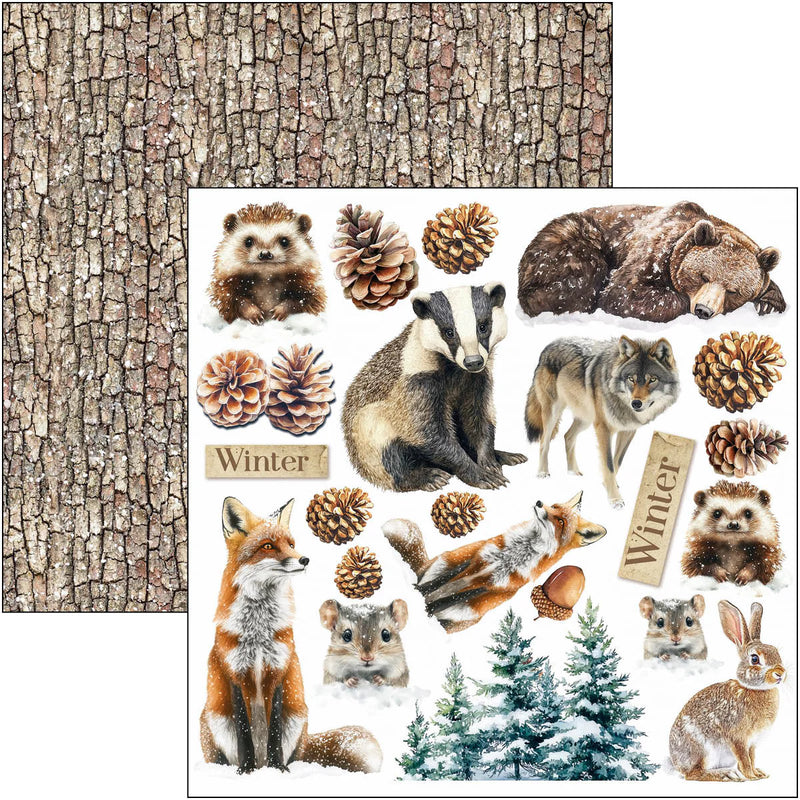 Ciao Bella - Forest Tales - Fussy Cut Pad 6"x6"