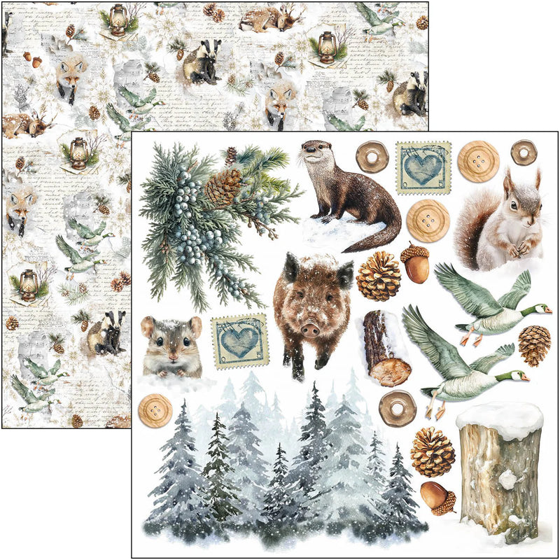 Ciao Bella - Forest Tales - Fussy Cut Pad 6"x6"