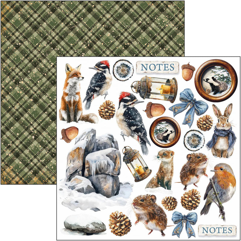 Ciao Bella - Forest Tales - Fussy Cut Pad 6"x6"