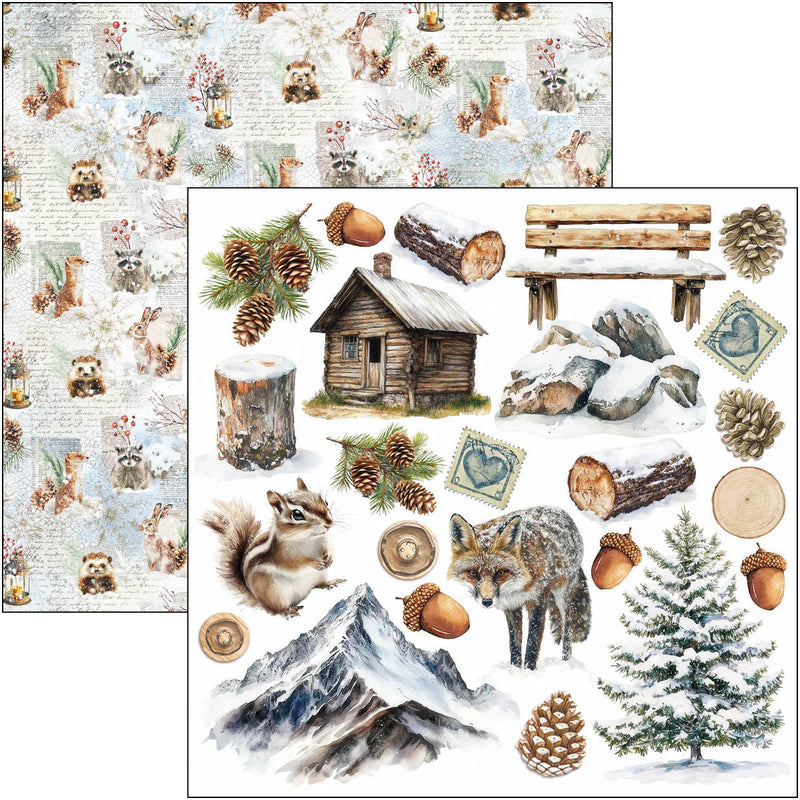 Ciao Bella - Forest Tales - Fussy Cut Pad 6"x6"