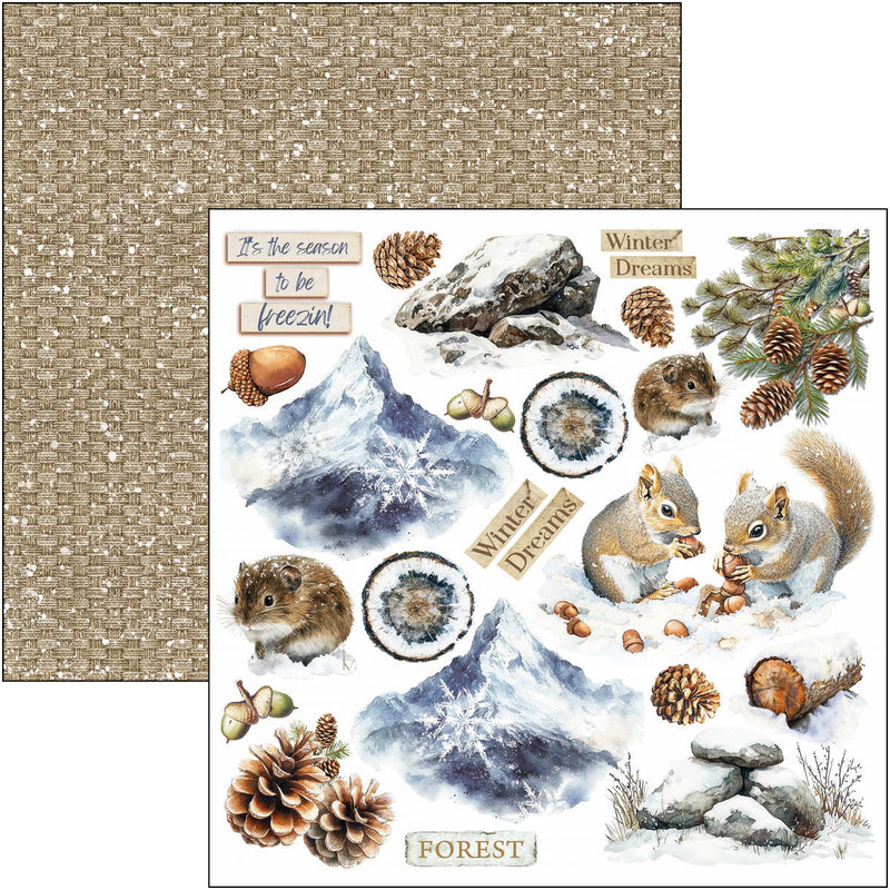 Ciao Bella - Forest Tales - Fussy Cut Pad 6"x6"