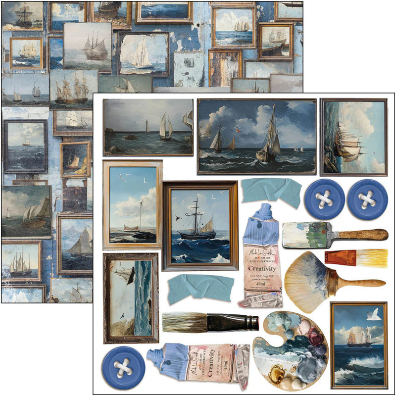 Ciao Bella - An Artist Journey - Fussy Cut Pad 6"x6"